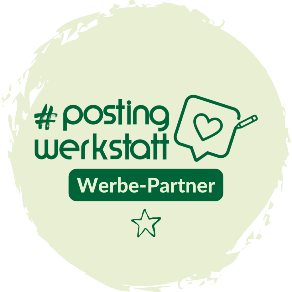 #postingwerkstatt Werbe-Partner Badge