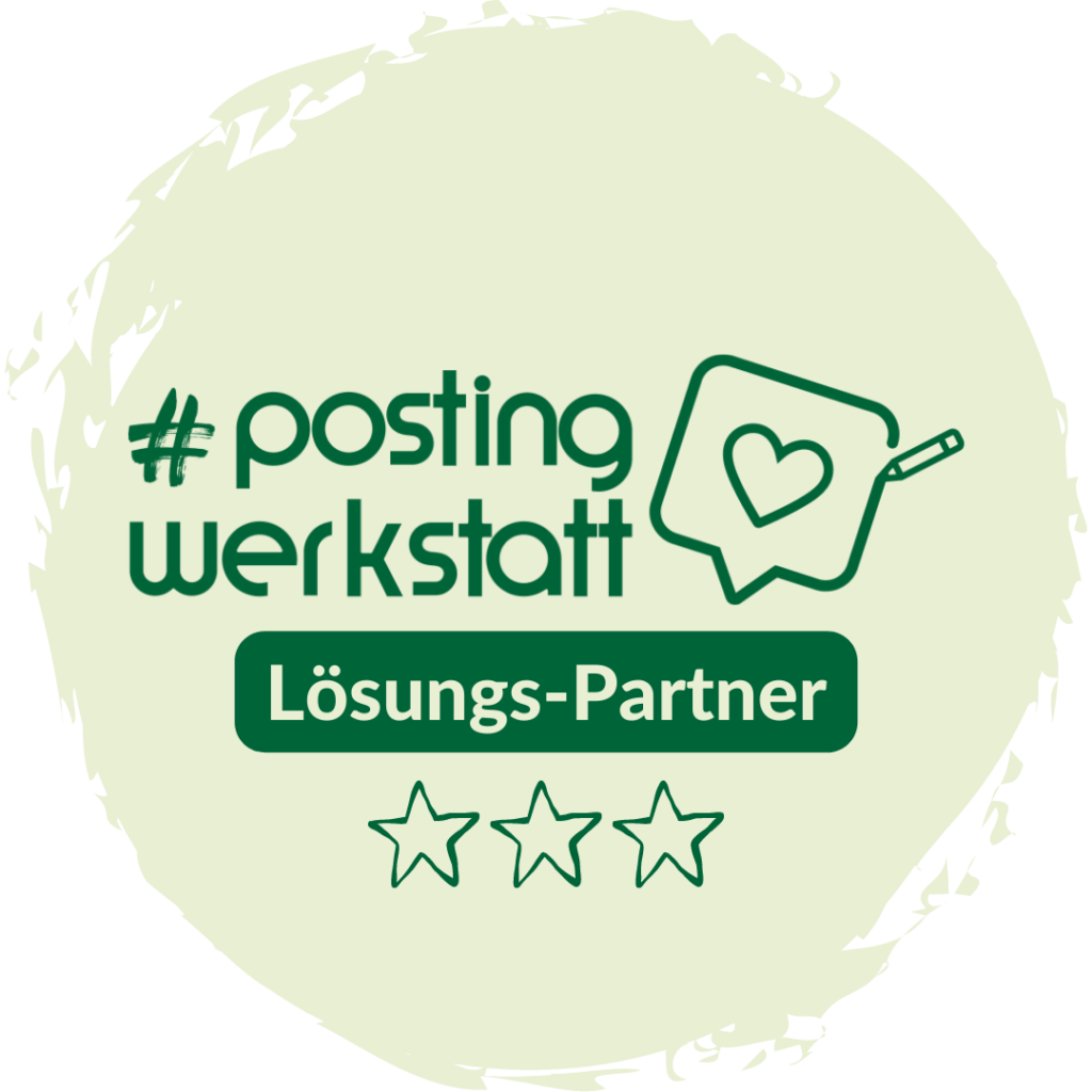 #postingwerkstatt Solution Partner Badge